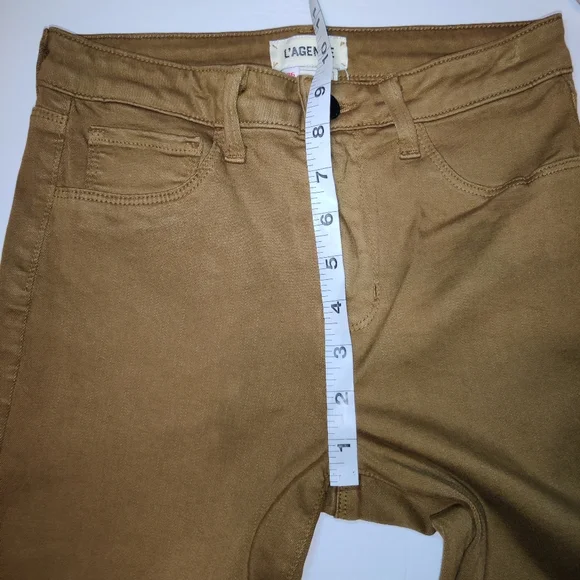 L'AGENCE Margot High Rise Ankle Skinny Stretch Cotton Ankle Jeans - Picture 11 of 14